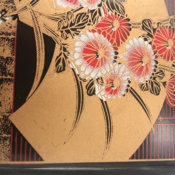 Oriental Style Tissue Box with Mirror Purse Size - Picture 11 of 14